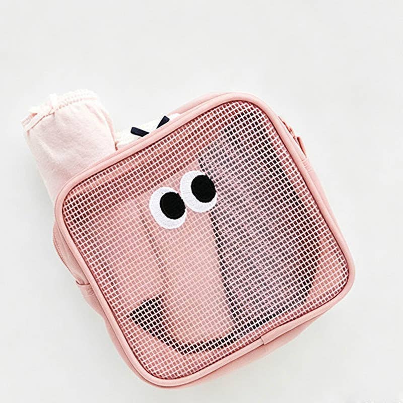 Mesh Makeup Bag Travel Toiletry Organizer Pouch