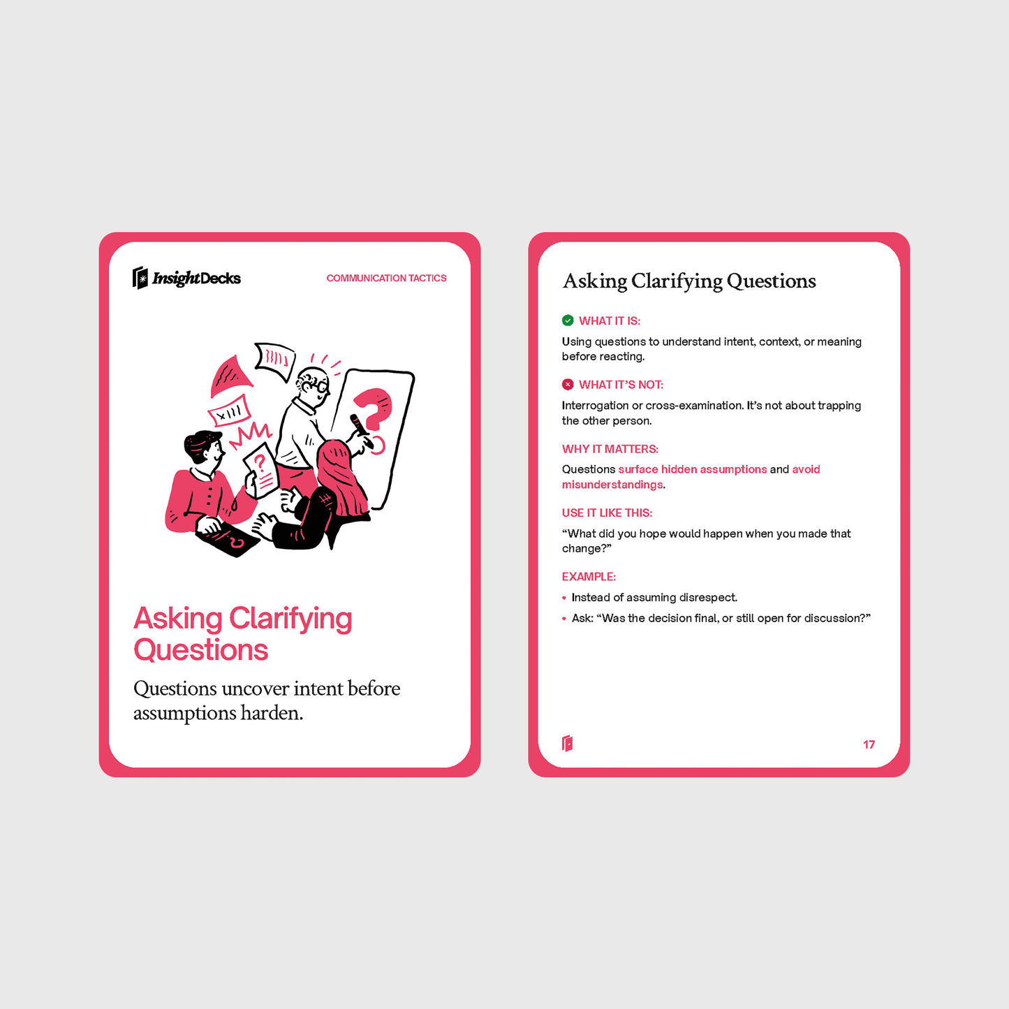 Conflict Resolution Card Deck