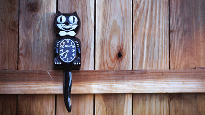 Classic Black Kit-Cat Klock