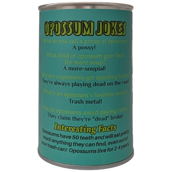 Oliver the Canned Opossum | Plush with Jokes
