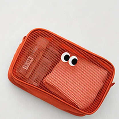 Mesh Makeup Bag Travel Toiletry Organizer Pouch