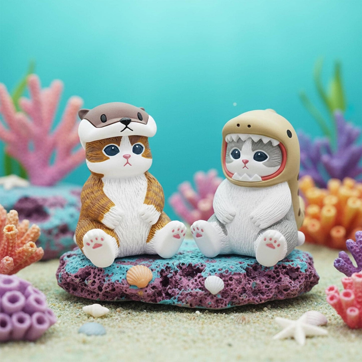 Mofusand Sitting Aquarium Cats Blind Box | One Random