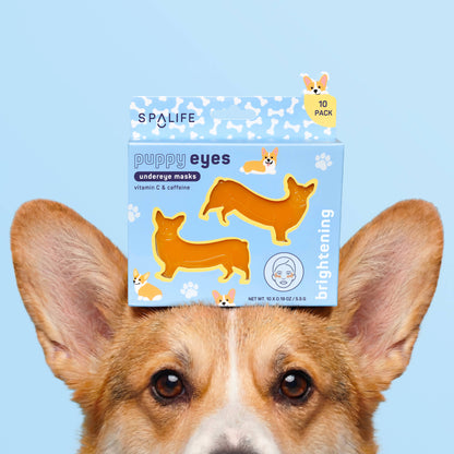 Puppy Eyes Corgi-Shaped Brightening Eye Patches | 10 Pack