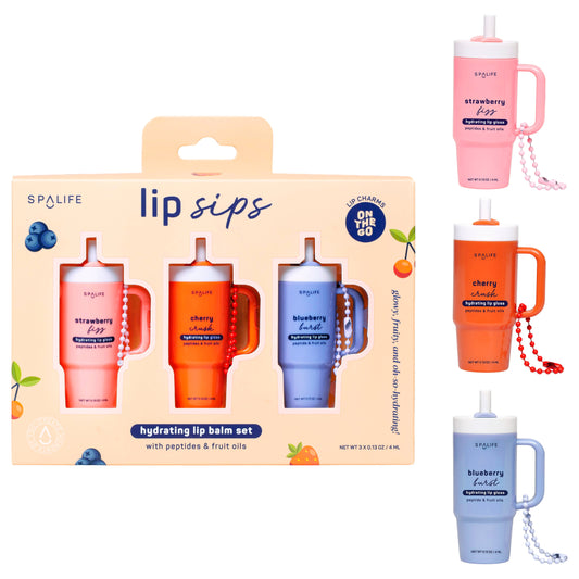Lip Sips Gift Set | Stanley-Shaped Lip Balm Trio