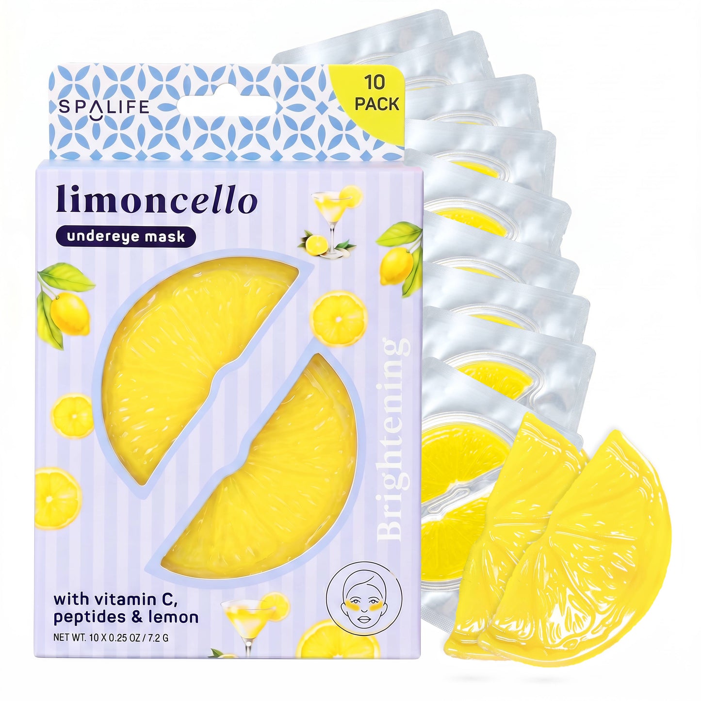 Limoncello Brightening Eye Patches | 10 Pk | Summer Edition