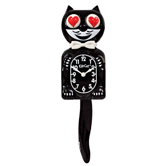 Classic Black Kit-Cat Klock | Heart Eyes Limited Edition