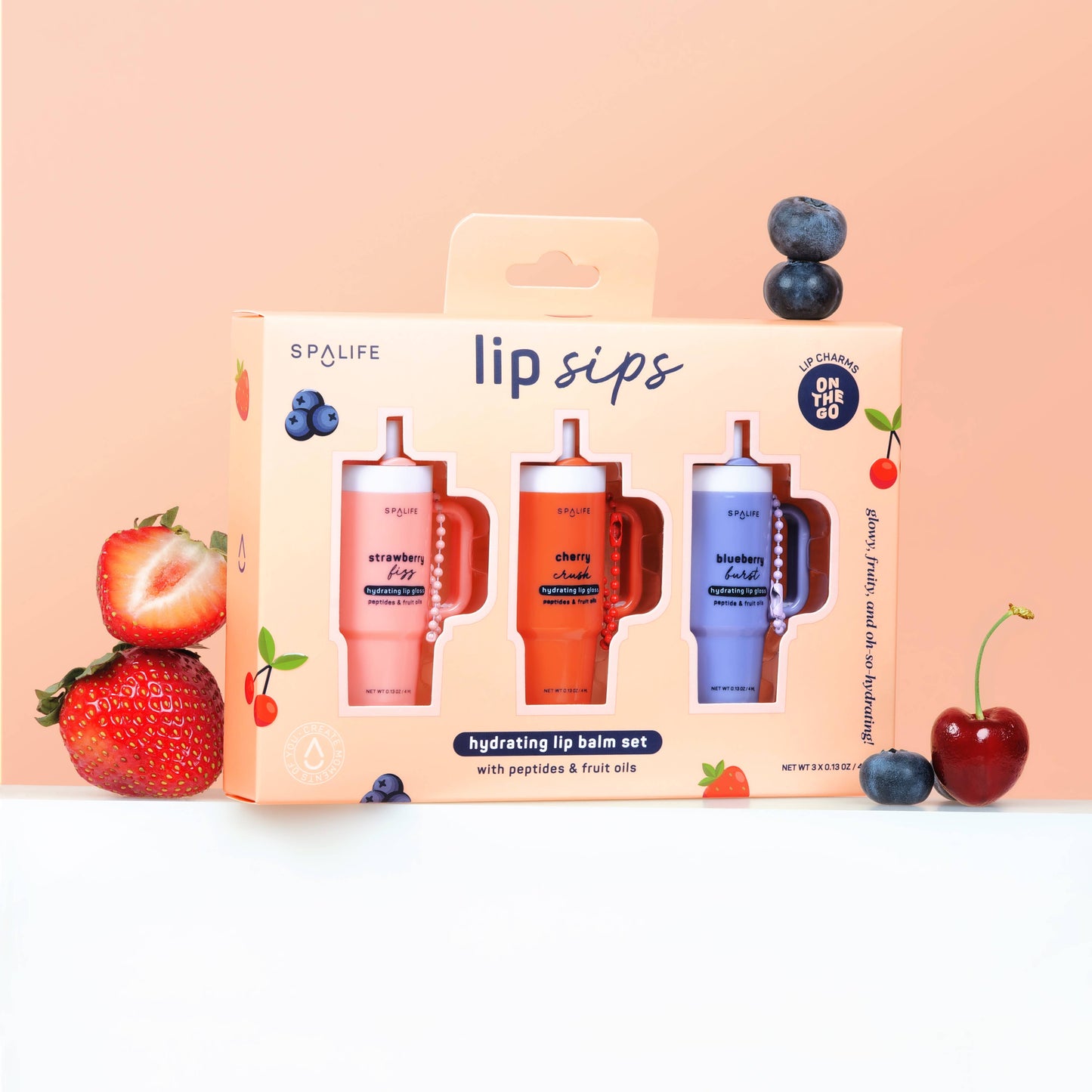 Lip Sips Gift Set | Stanley-Shaped Lip Balm Trio