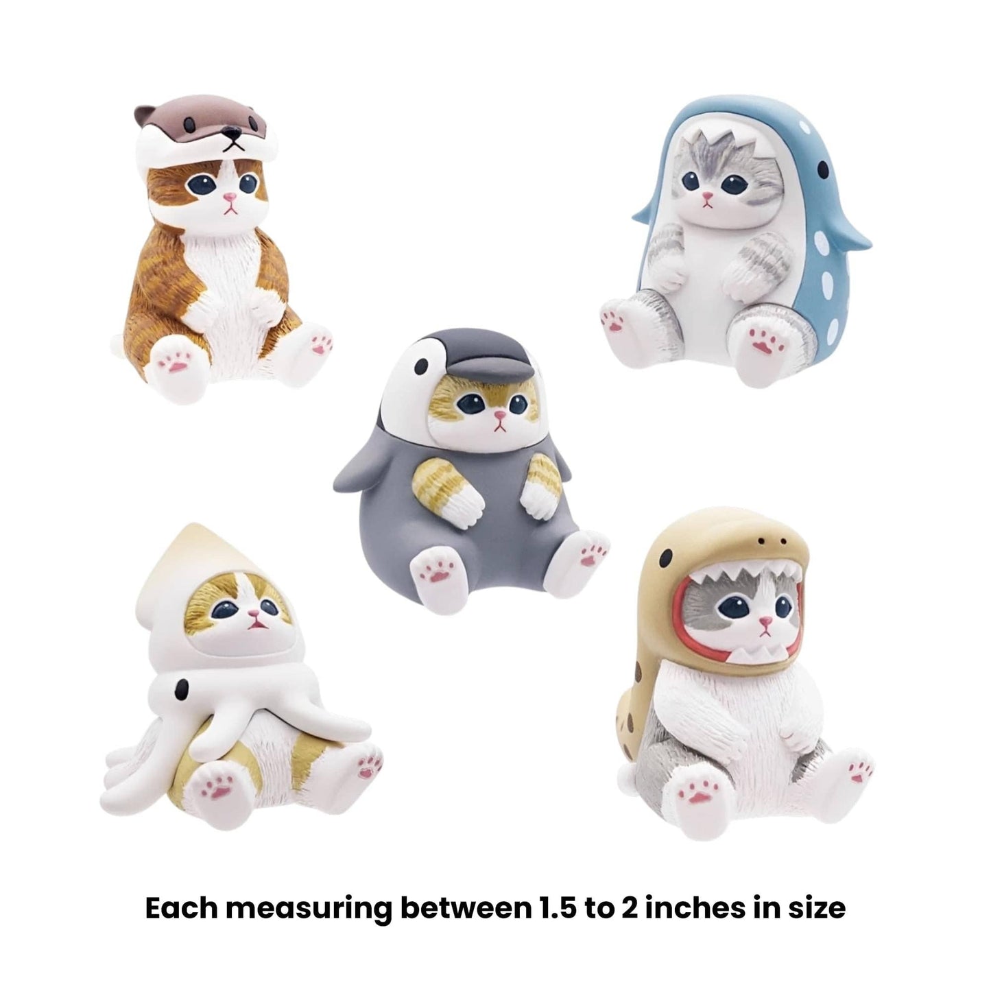 Mofusand Sitting Aquarium Cats Blind Box | One Random