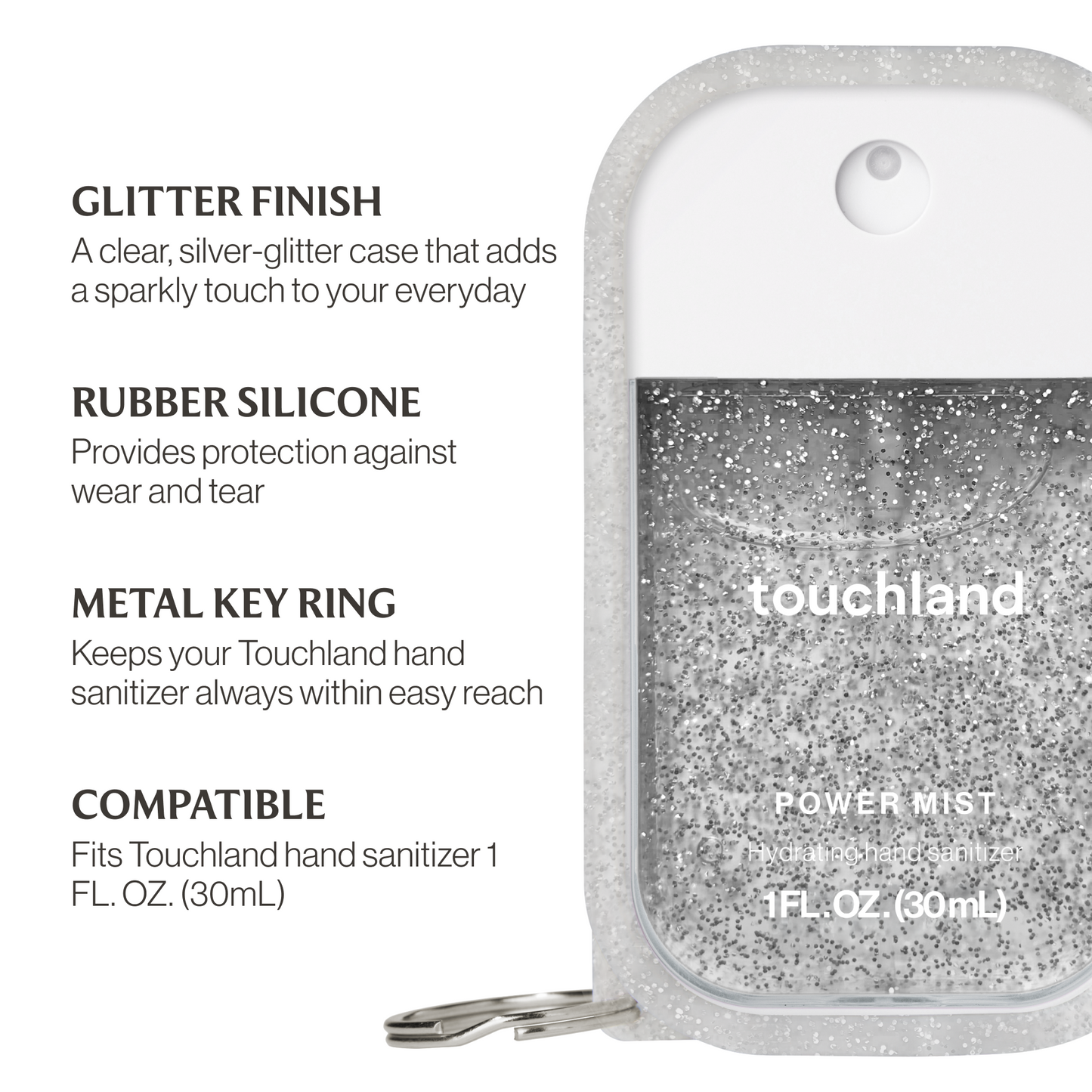 Touchland Frosted Sparkle Hand Mist Case
