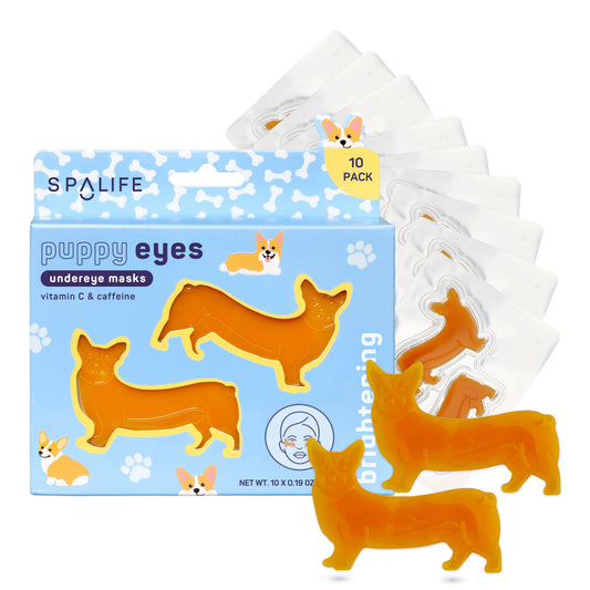 Puppy Eyes Corgi-Shaped Brightening Eye Patches | 10 Pack