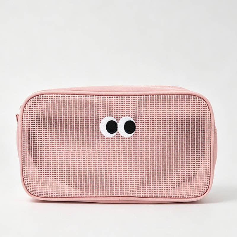 Mesh Makeup Bag Travel Toiletry Organizer Pouch