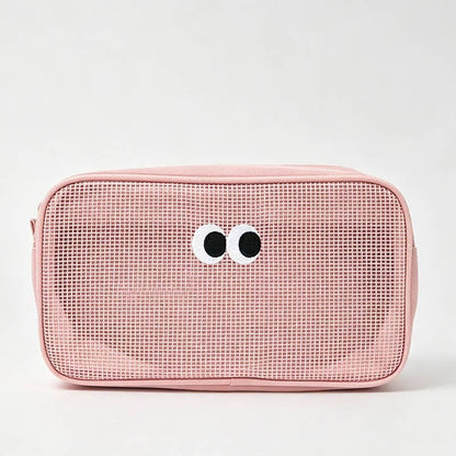 Mesh Makeup Bag Travel Toiletry Organizer Pouch
