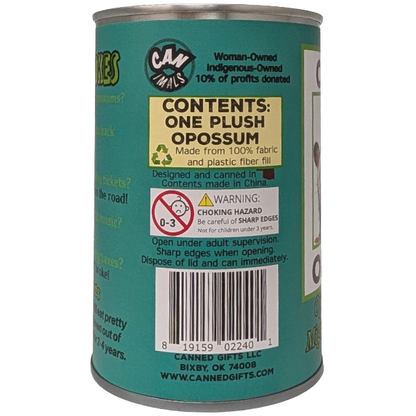 Oliver the Canned Opossum | Plush with Jokes