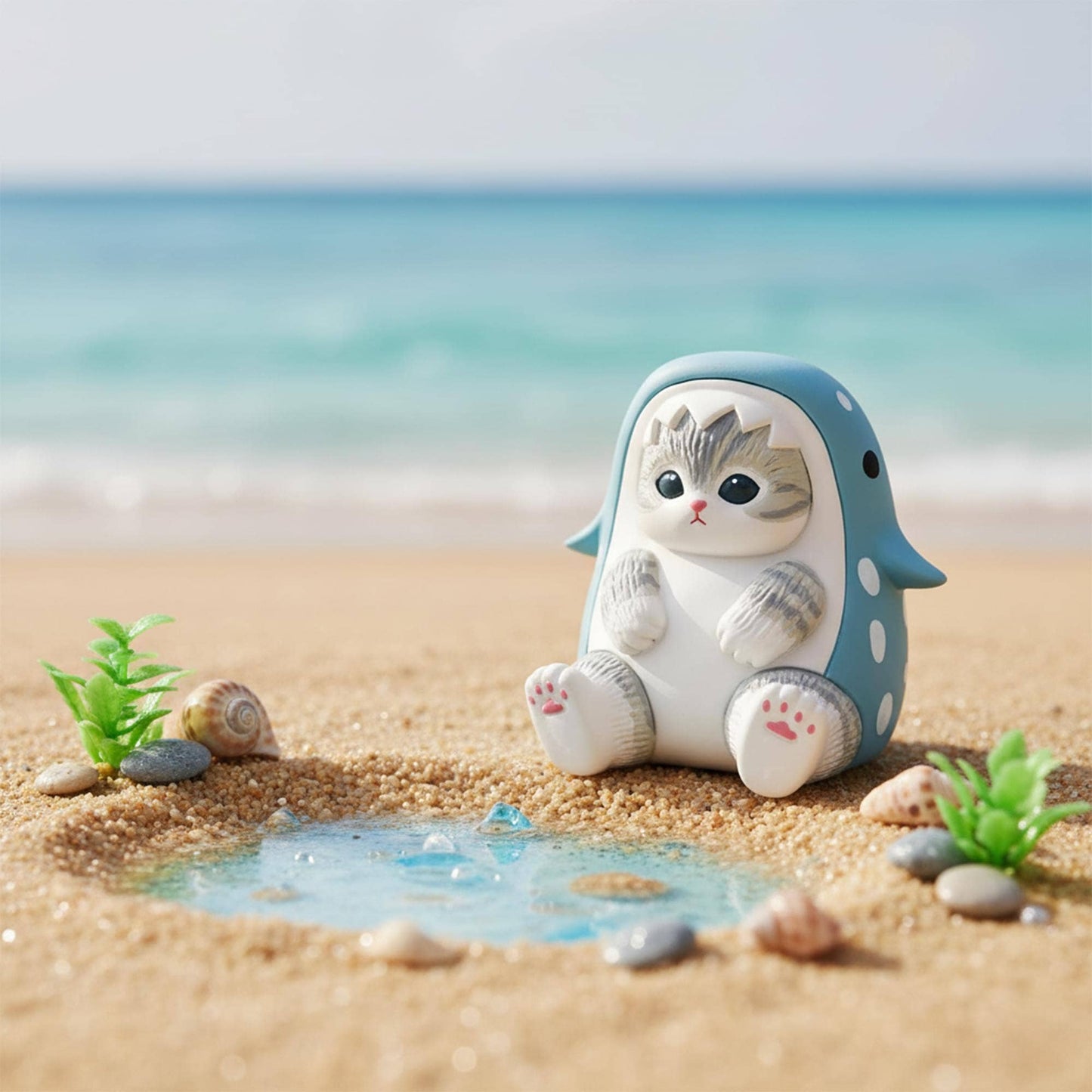 Mofusand Sitting Aquarium Cats Blind Box | One Random