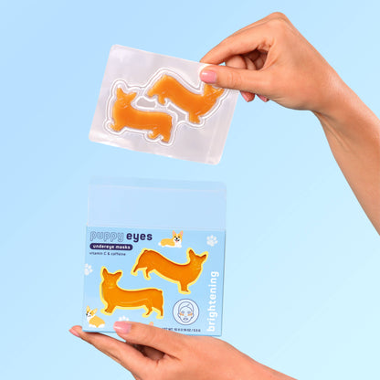 Puppy Eyes Corgi-Shaped Brightening Eye Patches | 10 Pack