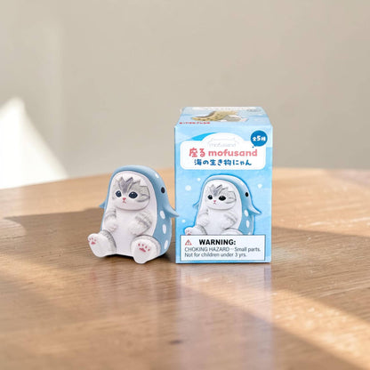 Mofusand Sitting Aquarium Cats Blind Box | One Random